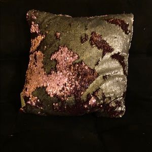 sequin pillow